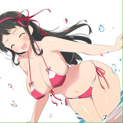 This is a pixiv picture whose title is 暑いね！.