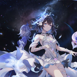 This is a pixiv picture whose title is 希儿-花妖.