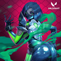This is a pixiv picture whose title is 无畏契约（VALORANT）同人作品-蝰蛇（Viper）.