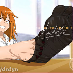 This is a pixiv picture whose title is Maki Gamou Feet.