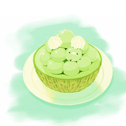 This is a pixiv picture whose title is 山盛りメロンボール.