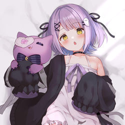 This is a pixiv picture whose title is 初描き紫宮.
