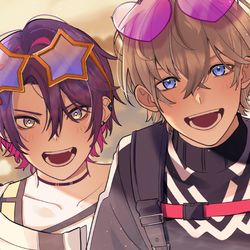 This is a pixiv picture whose title is 海.