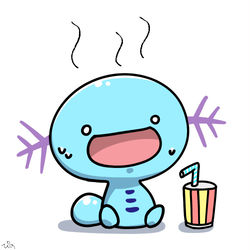 This is a pixiv picture whose title is 大変！ウパーがとけてる！！！.