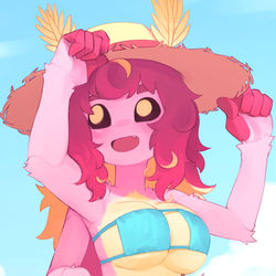 This is a pixiv picture whose title is bikini Cadbury.