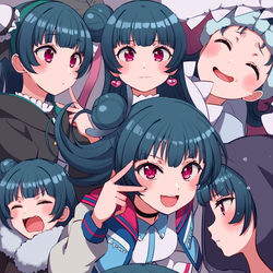 This is a pixiv picture whose title is 津島善子 with ヨハネ.
