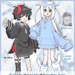 This is a pixiv picture whose title is 【Favoriteコラボ】スリット付きセーラー服トレーナー.