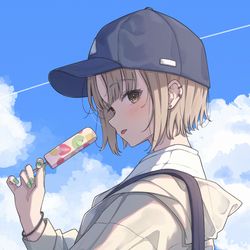This is a pixiv picture whose title is 🍨.