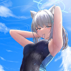 This is a pixiv picture whose title is シロコ.