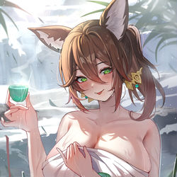 This is a pixiv picture whose title is 停雲.