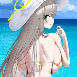 This is a pixiv picture whose title is 私の背中、空いてます♥.