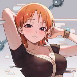 This is a pixiv picture whose title is Nami.