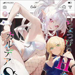 This is a pixiv picture whose title is C102新刊「ちょっぴりHなカルデアSNS Vo.6」.