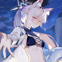 This is a pixiv picture whose title is 真夏の怪盗.