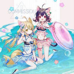 This is a pixiv picture whose title is 🌺.