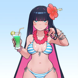 This is a pixiv picture whose title is ストッキング.