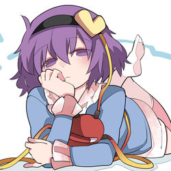This is a pixiv picture whose title is 見つめるさとり様.