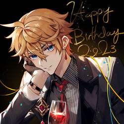 This is a pixiv picture whose title is タルタリヤ誕生祭2023.
