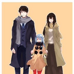 This is a pixiv picture whose title is 家族.