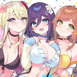 This is a pixiv picture whose title is 【C102】後輩ちゃんズSUMMER.