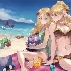 This is a pixiv picture whose title is 夏.