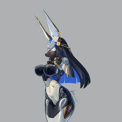 This is a pixiv picture whose title is 胡狼.