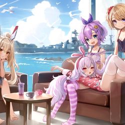 This is a pixiv picture whose title is Starter Girl.