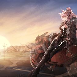 This is a pixiv picture whose title is 暴走机车阿芙朵嘉.