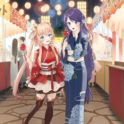 This is a pixiv picture whose title is 【お仕事】 「幻想神域 -Another Fate-」夏イラスト.