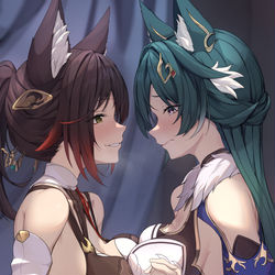 This is a pixiv picture whose title is 停雲＞＞＞＞御空.