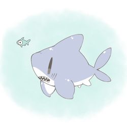This is a pixiv picture whose title is さめくん.