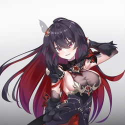 This is a pixiv picture whose title is 魇夜星渊.