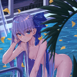 This is a pixiv picture whose title is 室内プール.