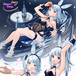 This is a pixiv picture whose title is 兔女郎主題同人.