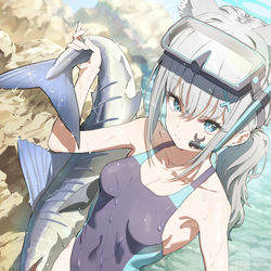 This is a pixiv picture whose title is シロコ.