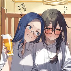 This is a pixiv picture whose title is 近視の姉＃118.