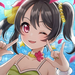 This is a pixiv picture whose title is にこちゃんお誕生日おめでとうございます！.