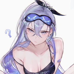 This is a pixiv picture whose title is 銀狼のお泊り会.