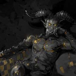 This is a pixiv picture whose title is 黒（100日チャレンジ）.