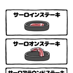 This is a pixiv picture whose title is no.2089 『 サーロインステーキ 』.