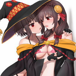 This is a pixiv picture whose title is 百合絡み.
