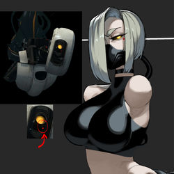 This is a pixiv picture whose title is Glados.