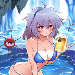 This is a pixiv picture whose title is さとりのビールポスター.