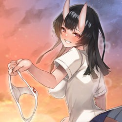 This is a pixiv picture whose title is ほら、かぶってもいいぞ。.