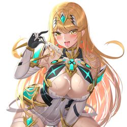 This is a pixiv picture whose title is 溶けちゃう溶けちゃう.