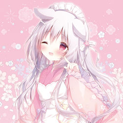 This is a pixiv picture whose title is 和メイドしろいいぬ.