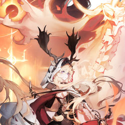 This is a pixiv picture whose title is Candle Knight.
