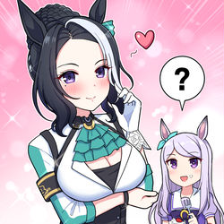 This is a pixiv picture whose title is 勝負服実装記念に描いたラモーヌ.