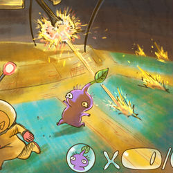 This is a pixiv picture whose title is ピクミン2の思い出.