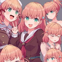 This is a pixiv picture whose title is 日野下花帆ちゃん.